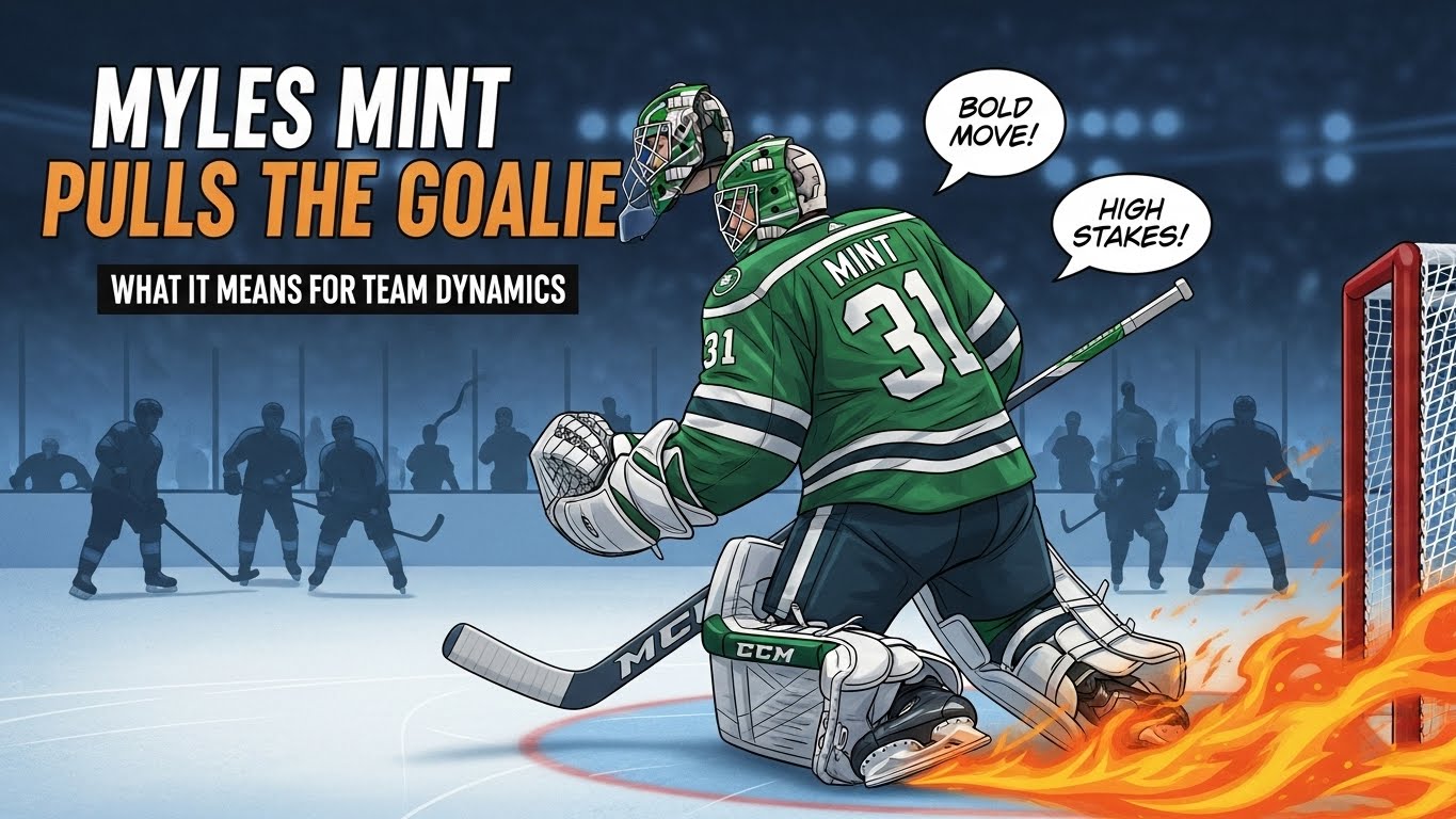Myles Mint Pulls the Goalie: What It Means for Team Dynamics