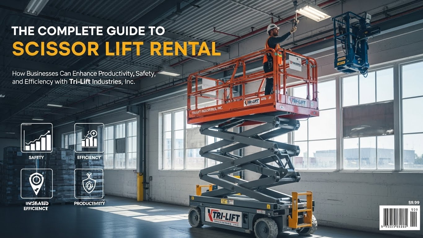 The Complete Guide to Scissor Lift Rental: How Businesses Can Enhance Productivity, Safety, and Efficiency with Tri-Lift Industries, Inc